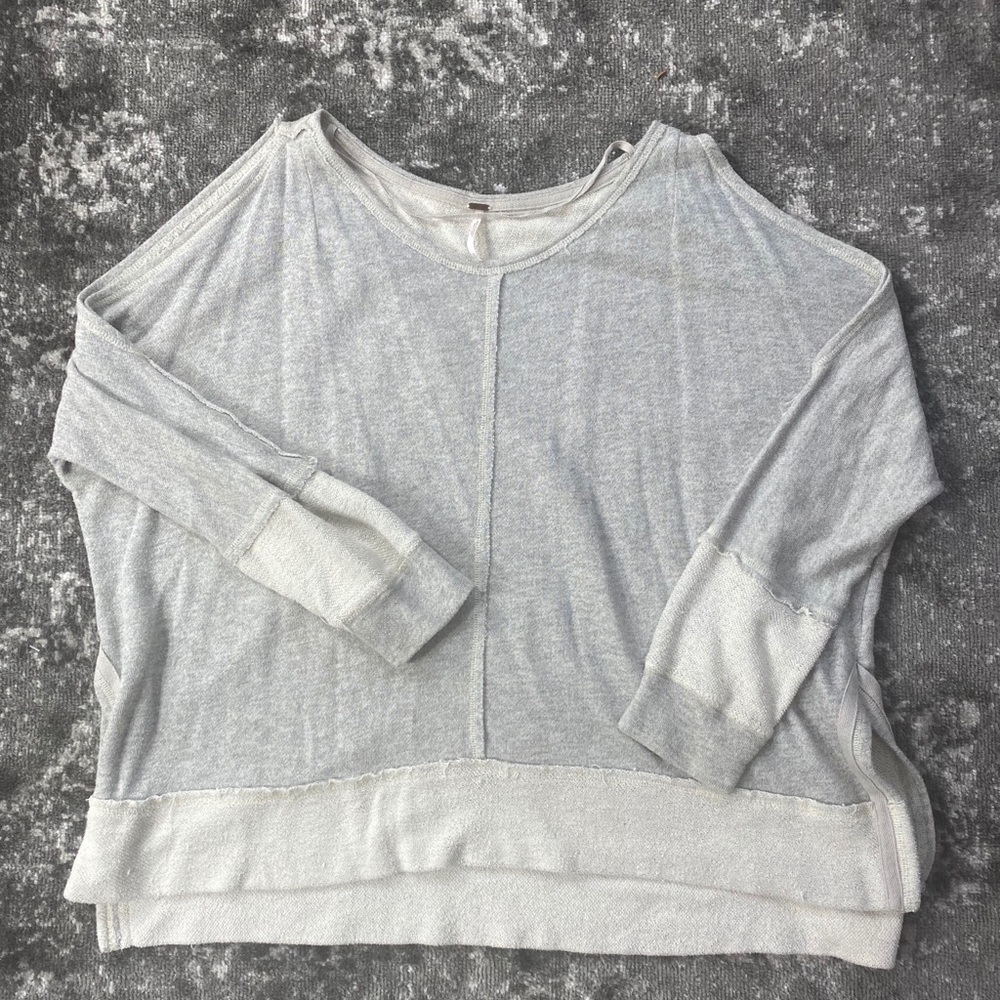 Free People Cold Shoulder Sweater